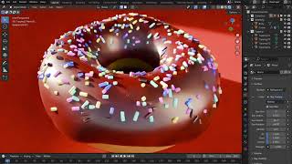 Blender Rendering DonutModerate Speed Version [upl. by Eyks]