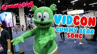 GUMMY BEAR SONG at VIDCON 2016 Gummibär Flashback Friday [upl. by Takara]