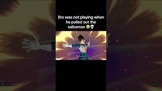 BRO DIDNT HAVE TO USE THE SAIBAMAN IN SPARKING ZERO shorts [upl. by Dacy]