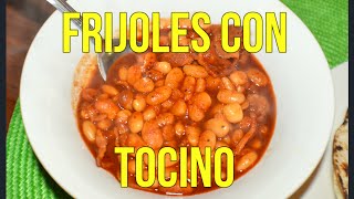 Frijoles enchilados con tocino [upl. by Ajiat485]