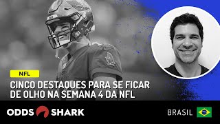 Semana 4 da NFL Paulo Antunes traz cinco destaques para se ficar de olho na próxima rodada [upl. by Dnalyram506]