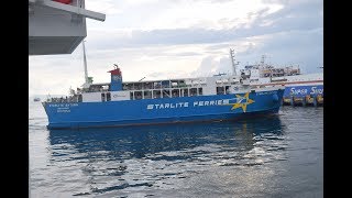 Ship Spotting  Starlite Saturn Passenger Roro Ferry Docking at Port Batangas Philippines [upl. by Lillie722]