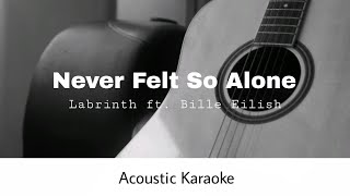 Labrinth  Nevet Felt So Alone Acoustic Karaoke [upl. by Dace671]