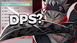 Does DPS Black Asta Actually Work Black Clover Mobile [upl. by Onirotciv]