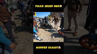 POLICE SEIZED BIKE😱BIKERS VS COPS😡…modified rr310 rider kawasaki zx6r [upl. by Andee]