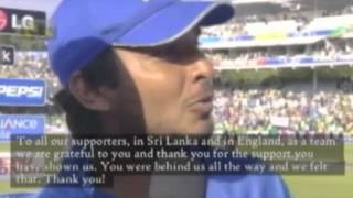 Sangakkara Speaking Sinhalese World Cup 2015 [upl. by Niwdla]