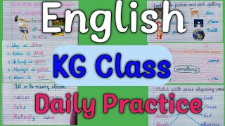 Ukg English WorksheetUkg English Question PaperUkg English Test PaperUkg ‎‪ Exam sheet [upl. by Riggins]