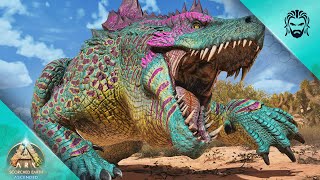 How to Tame the New Fasolasuchus in ARK Scorched Earth [upl. by Schulze]