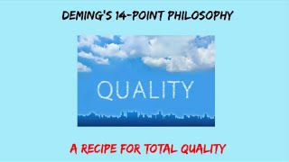 Demings 14Point Philosophy [upl. by Delphina]