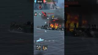 30 seconds and St Louis turns Bogatyr into a burning mess worldofwarshipsblitz gaming [upl. by Lletnahs]