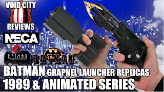 TOY REVIEW NECA Batman Grapnel Launcher Replicas [upl. by Carn]