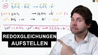 Redoxgleichungen richtig aufstellen allgemein  Chemie 2021  Abitur  Ausbildung [upl. by Correna]