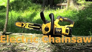 Dewalt ELECTRIC ChainSaw Review [upl. by Gilbertson866]