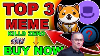 Top 3 meme coin Buy Now 𝐁𝐞𝐬𝐭 𝐌𝐞𝐦𝐞 𝐂𝐨𝐢𝐧𝐬 𝐓𝐨 𝐁𝐮𝐲 𝐍𝐎𝐖 𝟏𝟎𝟎𝐗 𝐏𝐨𝐭𝐞𝐧𝐭𝐢𝐚𝐥 𝐌𝐞𝐦𝐞 𝐂𝐨𝐢𝐧𝐬  New zam coin [upl. by Gnil]