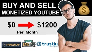 Buy And Sell Monetized YouTube Channels Legal amp Safe [upl. by Nnylyoj]