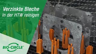 Verzinktes Blech reinigen  Schleifstaub entfernen  BioCircle [upl. by Wehtam222]