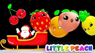 CHRISTMAS Fruit PARTY  Baby Sensory  Sensory video for babies [upl. by Ennayk]