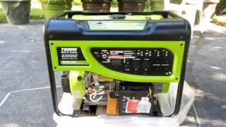 REVIEW Dual Fuel Generator Propane amp Gasoline Smarter Tools GP7500DEB [upl. by Brendin]