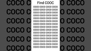 Spot The Difference Can You Find COOC quiz iqtest puzzle [upl. by Gwenora]