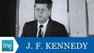 Conférence de presse de John Fitzgerald Kennedy en 1960  Archive INA [upl. by Aedni323]