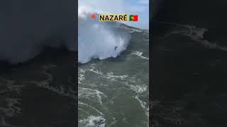 as maiores ONDAS do mundo estão em NAZARÉ Portugal nazaré portugal surf [upl. by Carlo645]