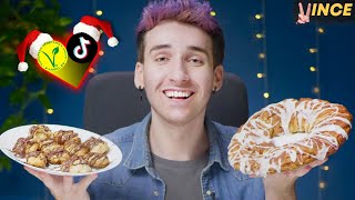 3 VEGANE Weihnachtsrezepte schnelle TikTok Rezepte 🎄🤤 [upl. by Heller456]