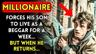 MILLIONAIRE FORCES HIS SON TO LIVE AS A BEGGAR 7 DAYS LATER [upl. by Eladroc]