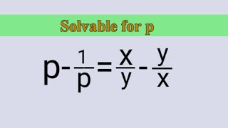 p1pxyyx Solvableforp DifferentialEquations L451 [upl. by Bartlet]