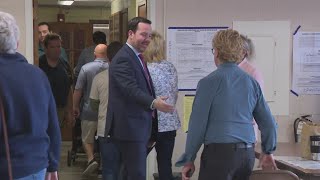 Your vote absolutely counts Buffalos acting Mayor Chris Scanlon casts his ballot [upl. by Oitaroh664]