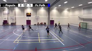 Naisten Futsal Kakkonen Popula Vs FC Folk [upl. by Selyn]