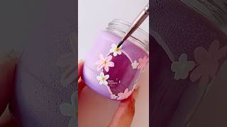 Aesthetic jar painting  Bottle Art painting art shorts [upl. by Oriole]