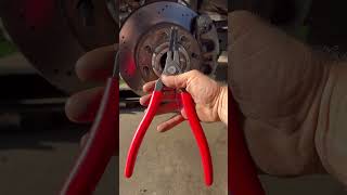 30 Jumbo ICON Snap Ring Pliers by harbor freight Ford Powerstroke 67 wheel bearing ball joints [upl. by Ojillek]