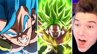 NEW LR Gogeta Blue amp LR Broly Super Attack REACTION on DBZ Dokkan Battle 9th Anniversary [upl. by Atirys]