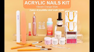 Saviland ACRYLIC NAIL KIT WITH ELECTRIC NAIL DRILL  052OZ  SA0762 [upl. by Ainahpets484]