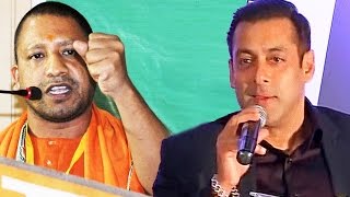 Yogi Adityanath Backs Salman Khan Over Ban on Pakistani Actors [upl. by Odradlig]