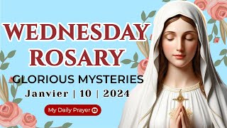 THE ROSARY TODAY❣️GLORIOUS MYSTERIES❣️JANUARY 10 2024 HOLY ROSARY MONDAYPRAY FOR GODS PROTECTION [upl. by Dinnie418]