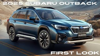 2025 Subaru Outback review  HIGH RIDING STATION WAGON [upl. by Pillow50]