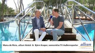 sonnenklarTV  LiveSchalte aus dem allsun Hotel Bella Paguera [upl. by Polish]