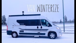 Winter in a van  Vanlife Finland [upl. by Hasin]