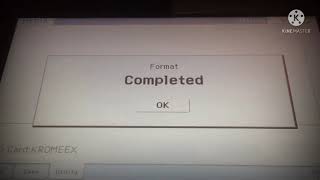 Formatting SD card And Creating Backup in Korg Krome Ex tutorial [upl. by Phillada]