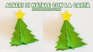 Albero di Natale 3D con la carta  Lavoretti di Natale fai da te  DIY Christmas Craft [upl. by Atterual]