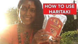 Haritaki Nectar for the Body and How to Use It [upl. by Jacquenette]