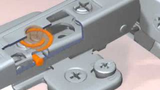 Blum hinge spiral tec adjustment by wwwdoorsandfittingscouk [upl. by Terag]