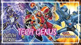 TG TECH GENUS POST RIDE INTO THE FUTURE RANKED GAMEPLAY YuGiOh Master Duel techgenus [upl. by Adnar]