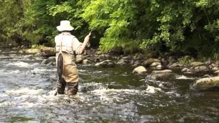 River fly fishing techniques [upl. by Celie698]