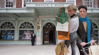 Oh no We are shopaholics Hermes unboxing Halloween at Fortnum amp Mason and a visit to Selfridges [upl. by Yelac]