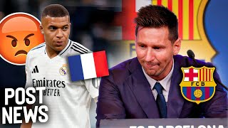 ENFADO de FRANCIA con MBAPPÉ  La CARTA del BARÇA para MESSI [upl. by Meesaw]