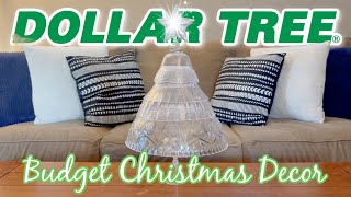 BUDGET Christmas Decor  Crystal Christmas Tree  Dollar Tree DIY [upl. by Catie]