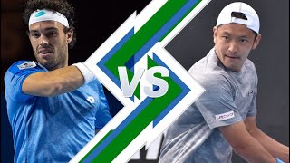 Marco Cecchinato vs Tatsuma Ito 伊藤 竜馬  CAGLIARI 2024 [upl. by Odraleba]