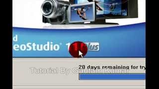 Ulead VideoStudio 11 Plus  BASIC STARTING Video Editing [upl. by Katrine]